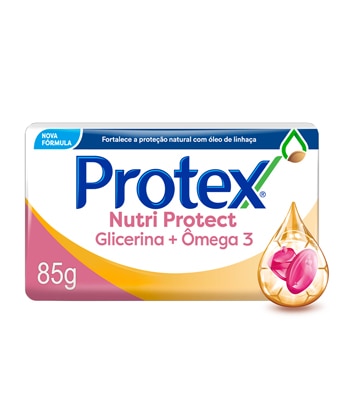 Sabonete em barra Protex Nutri Protect Glicerina com Ômega 3