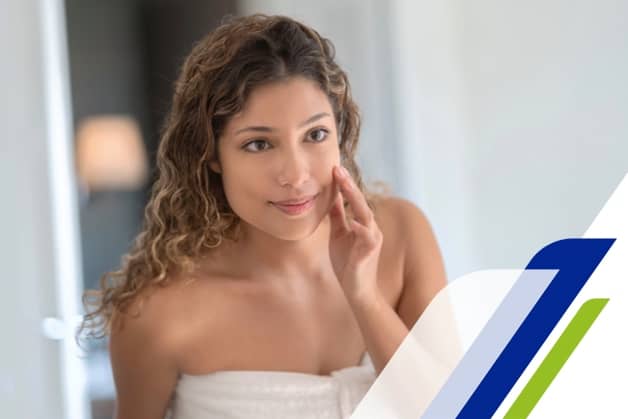 Mujer con la piel suave