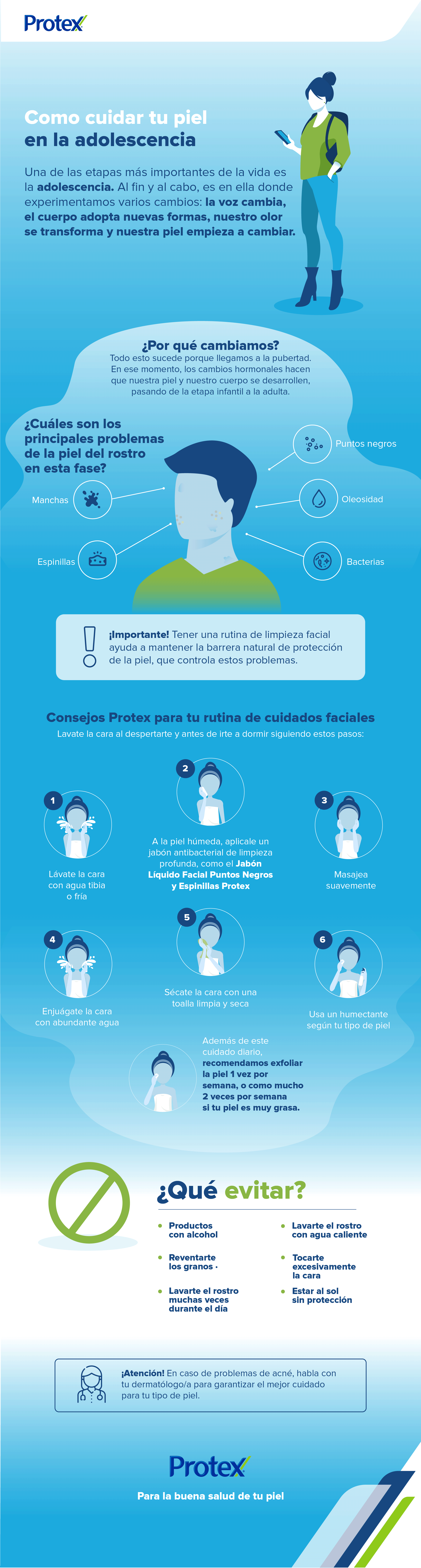 Cómo cuidarse la piel en la adolescencia