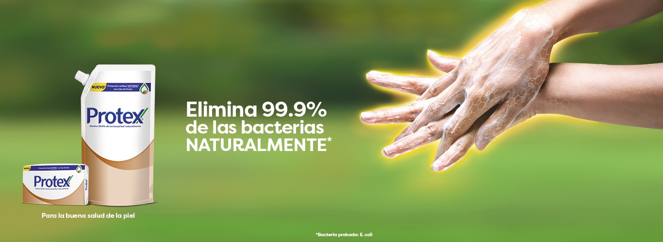 Elimina el 99% de la bacterias naturalmente
