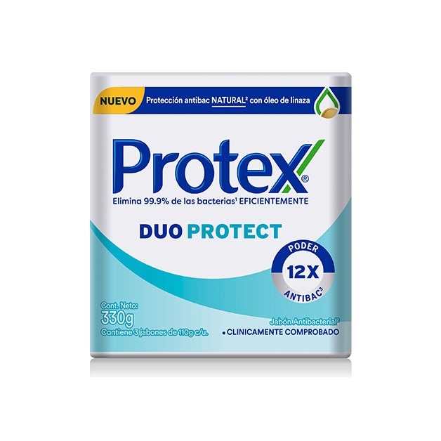 Protex® Duo Protect Jabón en Barra 120g Protex® Duo Protect Jabón en Barra 120g
