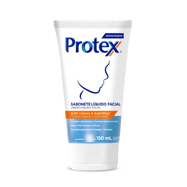 Jabón Líquido Facial Protex® Anti Clavos y Espinillas
