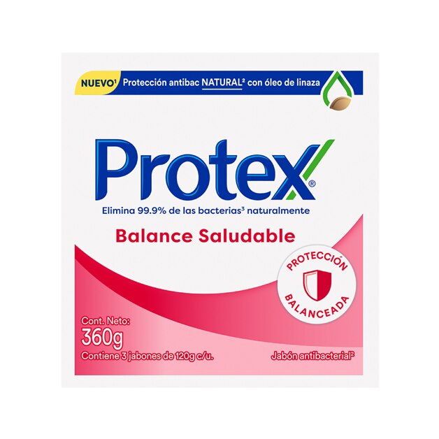 Protex® Balance Saludable Jabón en Barra 3x120gr