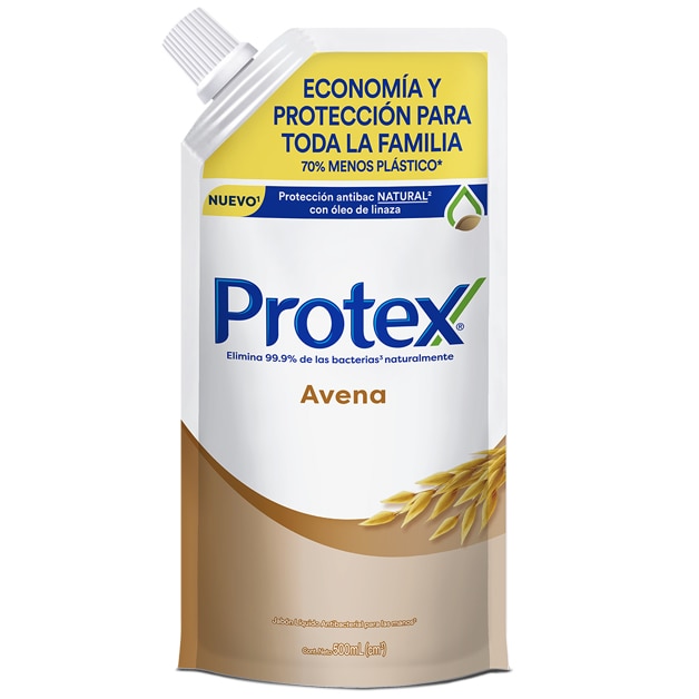 Protex® Avena Jabón Líquido Doypack 500ml