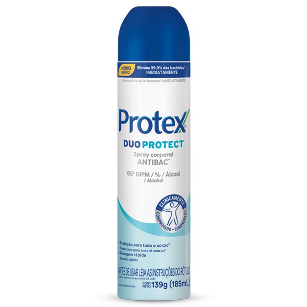 Protex® Spray Antibac Corporal Duo Protect Protex® Spray Antibac Corporal Duo Protect