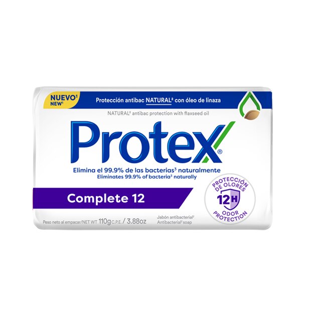 Protex® Complete 12 Jabón en Barra 110g Protex® Complete 12 Jabón en Barra 110g