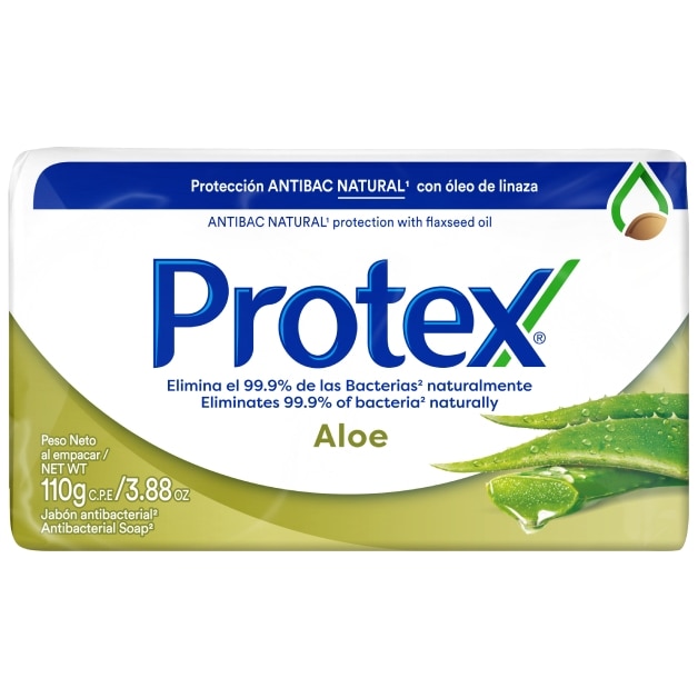 Protex® Aloe Jabón en Barra 110g Protex® Aloe Jabón en Barra 110g