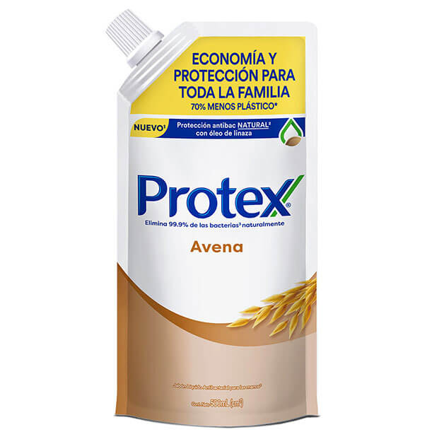 Protex® Avena Jabón Líquido Doypack 500ml