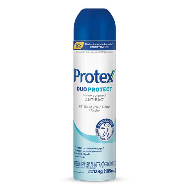 Spray corporal antibacterial Protex® Duo Protect 185ml