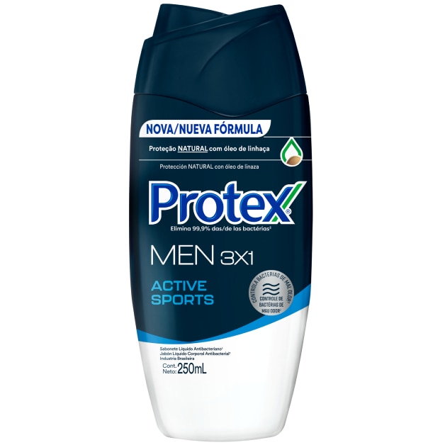 Protex® Men 3 en 1 Jabón Líquido 250ml Protex® Men 3 en 1 Jabón Líquido 250ml