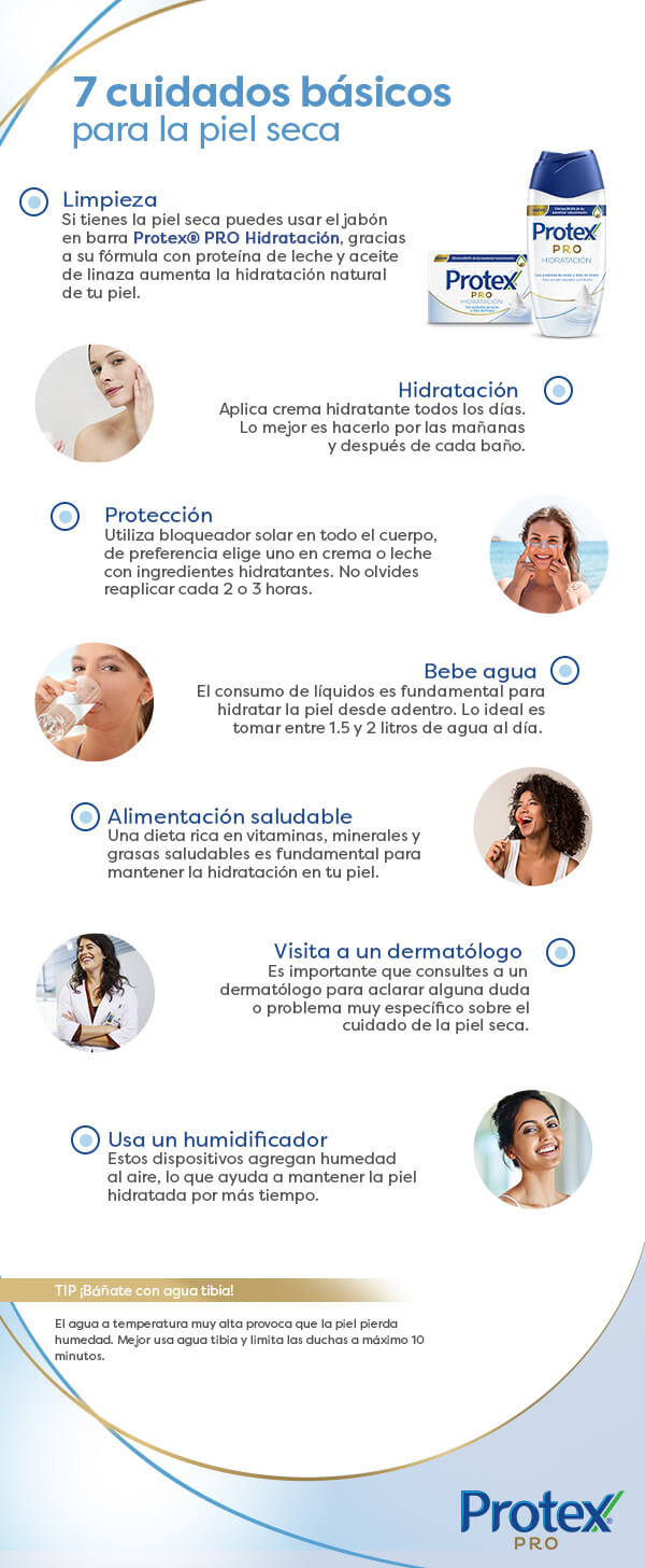 7 cuidados básicos para la piel seca 