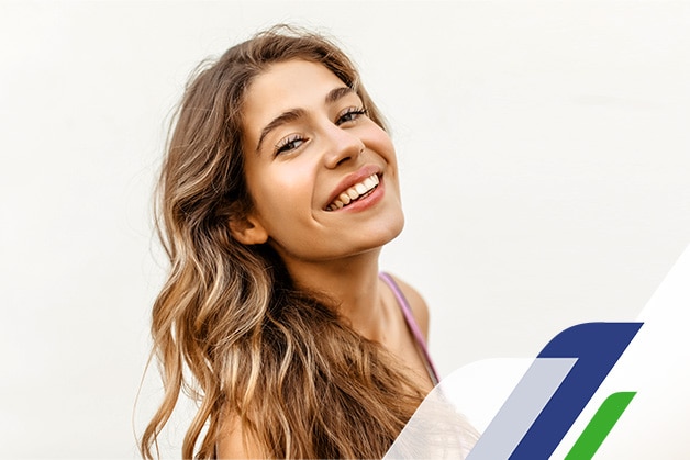 Salud de la piel, mujer sonriendo