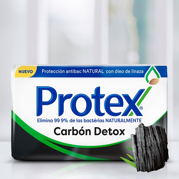 Protex® Carbón Detox con óleo de linaza