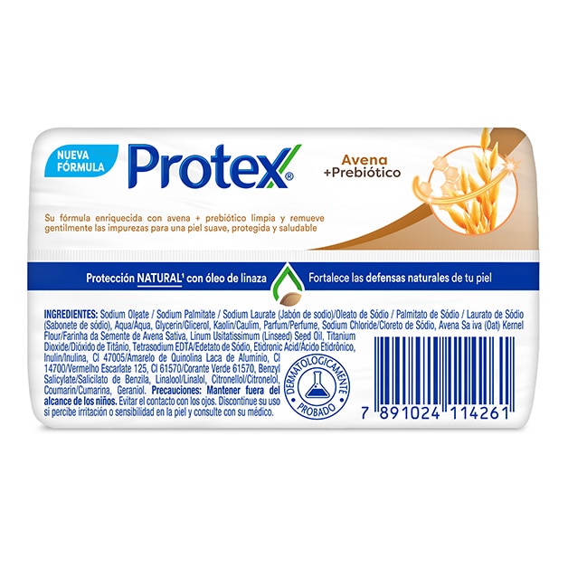 Jabón en Barra Protex® Avena + Prebiótico