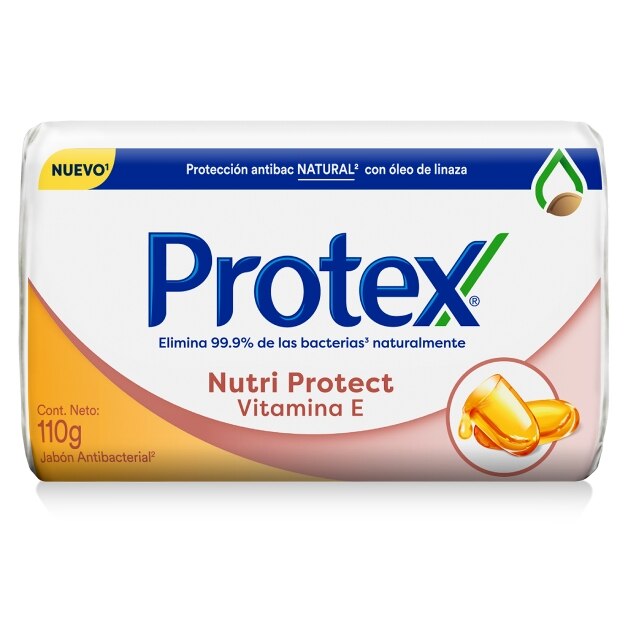 Protex® Vitamina E Jabón en Barra 120g Protex® Vitamina E Jabón en Barra 120g