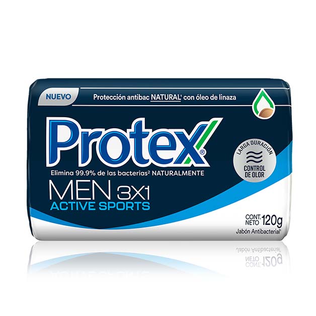 Protex® For Men Sport Jabón en Barra 3x120g
