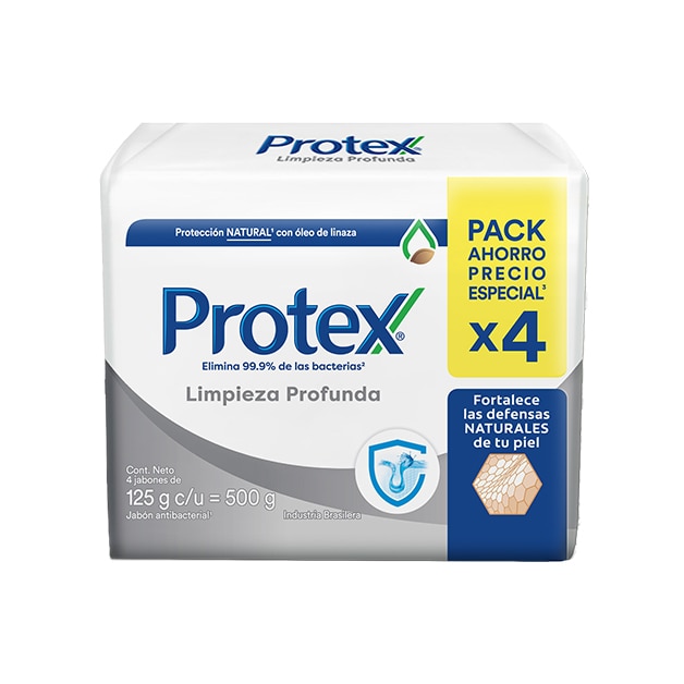 Protex® Limpieza Profunda Jabón en Barra 125g Protex® Limpieza Profunda Jabón en Barra 125g