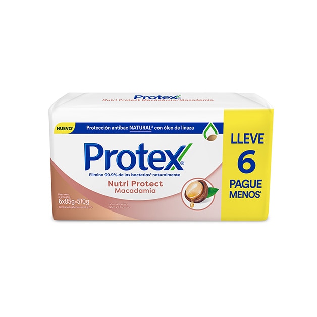 Protex® Macadamia Jabón en Barra 6 x 85g