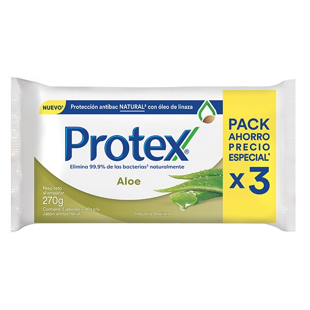 Protex® Aloe Jabón en Barra Protex® Aloe Jabón en Barra