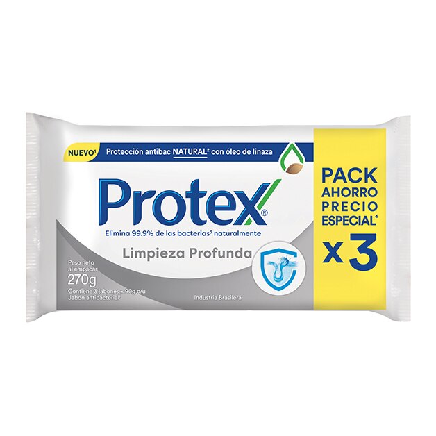 Protex® Limpieza Profunda Jabón en Barra 125g Protex® Limpieza Profunda Jabón en Barra 125g
