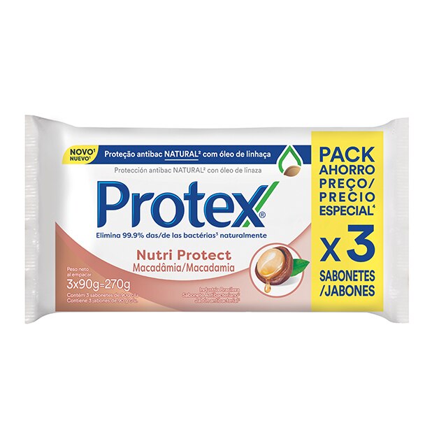Protex® Macadamia Jabón en Barra 120g Protex® Macadamia Jabón en Barra 120g