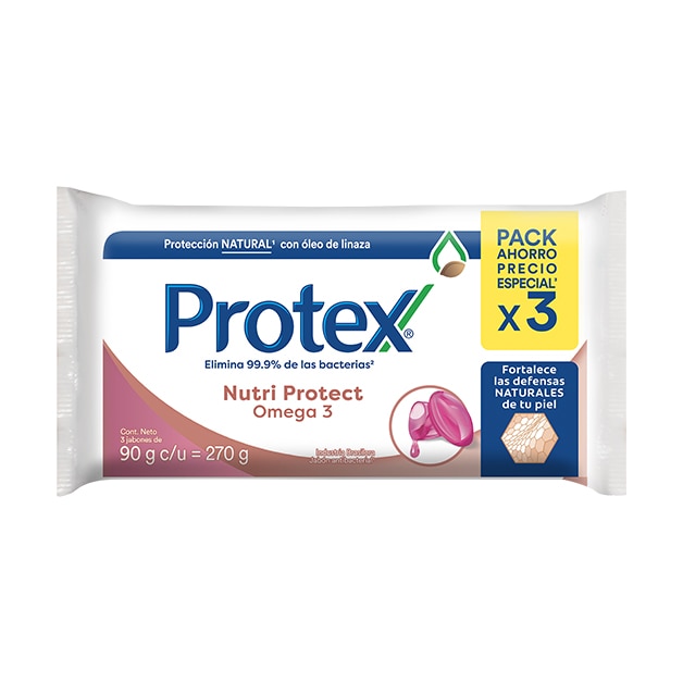 Protex® Omega 3 Jabón en Barra Protex® Omega 3 Jabón en Barra
